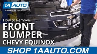 How to Remove Front Bumper 1017 Chevy Equinox [upl. by Hax589]