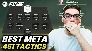 BEST META 451 FORMATION AND CUSTOM TACTICS IN FC 25 ULTIMATE TEAM [upl. by Lavern817]