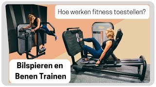 Hoe gebruik je fitnesstoestellen Vaste been en bilspiertoestellen uitgelegd [upl. by Rafe111]