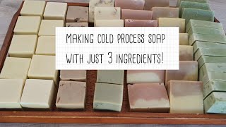 Making Soap with Only 3 Ingredients [upl. by Connett572]