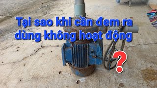 Tại sao motor bơm ít dùng mà lại hư  troubleshooting Engine not running [upl. by Sitarski]