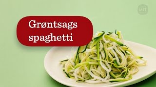 84 GRØNTSAGS SPAGHETTI  Mit Kokkeri [upl. by Neehs777]