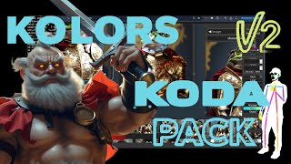 Koda V2  New Kolors model with 4K Upscale in comfyui [upl. by Annazus415]