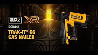 NEW Dewalt TRAKIT C6 Gas Nailer DGN845 [upl. by Archle]