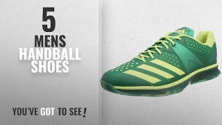 Top 10 Mens Handball Shoes 2018 adidas Men’s Counterblast Handball Shoes Green Bold [upl. by Ocimad129]