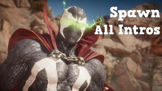 Mortal Kombat 11 Spawn All Intro Dialogues [upl. by Robb]