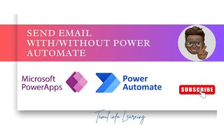 Learn to Build PowerApps in 5 Mins to Send Emails WithWithout Power Automate  Tamil [upl. by Ahsinotna]