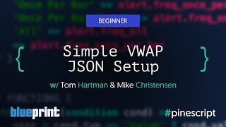 VWAP Strategy and JSON Setup for Dynamic TakeProfit and StopLoss [upl. by Klemens]