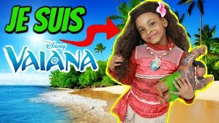 JE SUIS VAIANA POUR LE CARNAVAL DE LECOLE  MOANA DISNEY [upl. by Ihcelek]