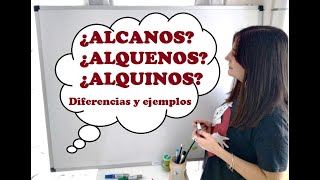 Química – ALCANOS ALQUENOS Y ALQUINOS diferencias y ejemplos HIDROCARBUROS [upl. by Brenner]