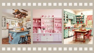 Modern and Stylish Shabby chic kitchen decor [upl. by Kala]