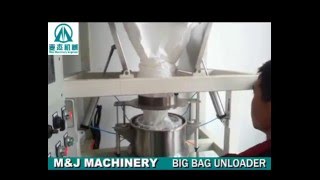 1 ton bulk bag unloading system jumbo bag discharging station big bag unloader [upl. by Ym349]