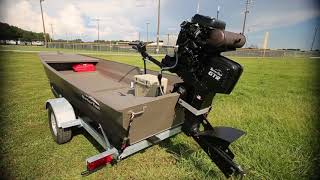 GatorTail Outboards Gator Series  Shallow Water Surface Drive Boat Mud Motor Gator Tail [upl. by Melvena]