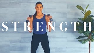 Weight Training for Beginners amp Seniors  20 Minute Workout to Build Strength [upl. by Egap]