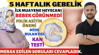 5 Haftalık Gebelik Döneminde Neler Oluyor RabiaSAHIN​ [upl. by Natividad434]