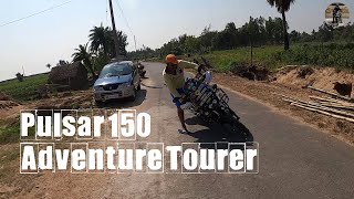 Pulsar 150 Modified Adventure Tourer [upl. by Zandt]