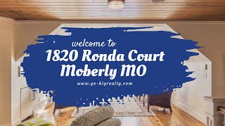 Ultimate Home Tour 1820 RONDA COURT MOBERLY MO MUST SEE [upl. by Walls]