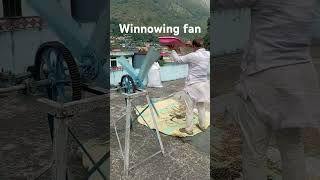 winnowing winnowingfan agriculturelife agriculture [upl. by Oirromed810]