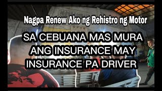 CEBUANA MAS MURANG INSURANCEMAGPAREHISTRO NG MOTORbvloggers [upl. by Anas]