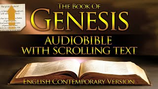 Holy Bible Audio GENESIS 1 to 50  With Text Contemporary English [upl. by Naillimixam]