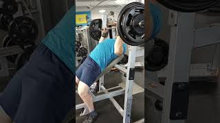 incline press 215 3x6 [upl. by Ollayos]