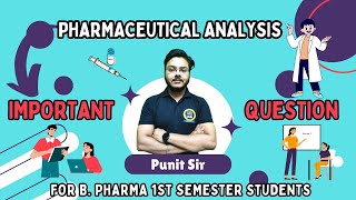 Pharmaceutical Analysis b pharmacy 1st year important questions  BSP Pharmacy  BSP Pharmacy [upl. by Alacim]