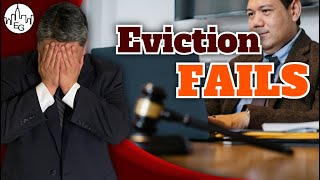 Biggest reasons why Evictions FAIL [upl. by Ahsiekrats]