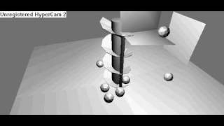 archimedes screw for marbles  blender 3d [upl. by Lebasiram]