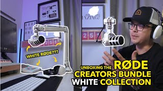 RØDE Creators Bundle WHITE COLLECTION  Unboxing Video [upl. by Crosse]