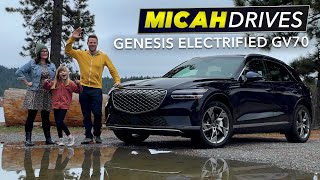 2024 Genesis Electrified GV70 Review  The Deceptively Quick EV [upl. by Sharleen]