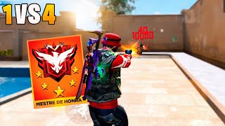 PARTIDAS EXTREMAMENTE DIFICEIS RUMO AO ELITE SOLO VS SQUAD FREE FIRE MOBILE [upl. by Okoy]