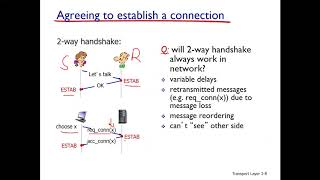 Lecture 21 TCP Flow Control  3way Handshaking [upl. by Klaus]