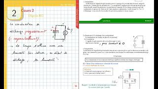 Le condensateur 3 correction Ex2  cours Dipole RC 1 [upl. by Henry]