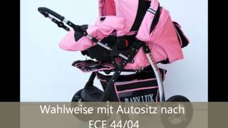 Magnum Kinderwagen Kombikinderwagen 26 Farben TOP AUSSTATTUNG im Lux4Kids Kinderwagen Test [upl. by Allina]