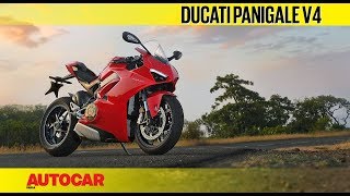 Ducati Panigale V4  India Ride Review  Autocar India [upl. by Eiggem]