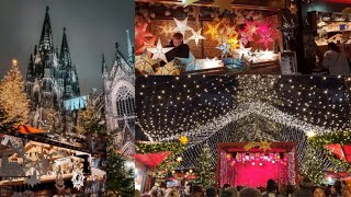 What to do at a German Christmas market in Cologne 2023  Weihnachtsmarkt Köln 2023🎄 [upl. by Yecats798]