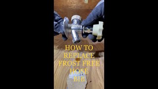 How To Replace Frost Free Hose Bib [upl. by Furnary208]