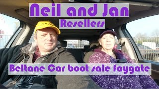 Neil and Jan Beltane car boot sale faygate [upl. by Heck]