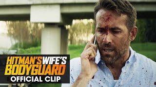 The Hitman’s Wife’s Bodyguard 2021 Movie Official Clip “Who Were You Talking To”  Ryan Reynolds [upl. by Nedloh]