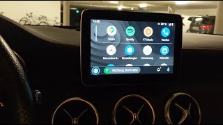 Activate Android AutoCar Play on 2016 MercedesBenz A Class [upl. by Oppen]