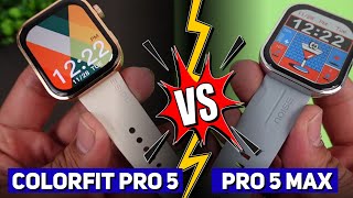 Colorfit pro 5 vs noise colorfit pro 5 Max comparison [upl. by Sorce959]