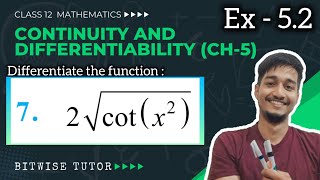 Class 12 Ex 52 Q7 Maths  Ex 52 class 12 maths q7  Question 7 exercise 52 Class 12 [upl. by Aceber]