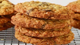 Crispy Oatmeal Cookies Classic Version  Joyofbakingcom [upl. by Agretha]