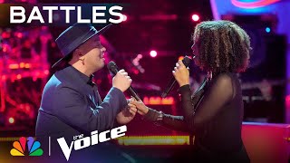 Aliyah Khaylyn and Sofronio Vasquez Sing Every Emotion with quotThe Power of Lovequot  The Voice Battles [upl. by Nalloh6]