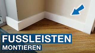 Fußleisten richtig anbringen  Döllken Sockelleisten befestigen  Der Wandprofi 2020 [upl. by Edson82]