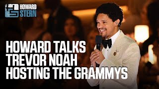 Howard Reacts to Trevor Noah’s Grammy Monologue [upl. by Altheta]