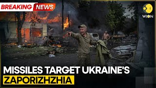 BREAKING Russia fires five missiles on Ukraines Zaporizhzhia  RussiaUkraine War [upl. by Retep802]