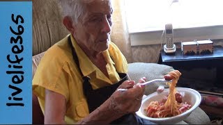 Cooking with Mom Spaghetti amp Meatballs [upl. by Adnoek685]