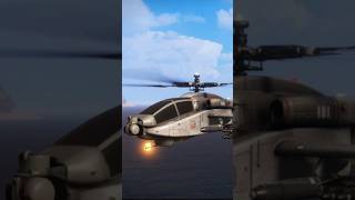 AH64EB2C American Helicopter Damage Test In Modern Warships modernwarships vertogamerzmw shorts [upl. by Nadnal]