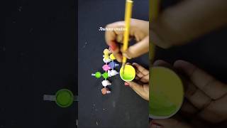 🥰 Diwali Diya Decoration Ideas 💡 How to decorate Diya 🪔 Handmade diya 🪔 shorts diy diya [upl. by Nuawtna]